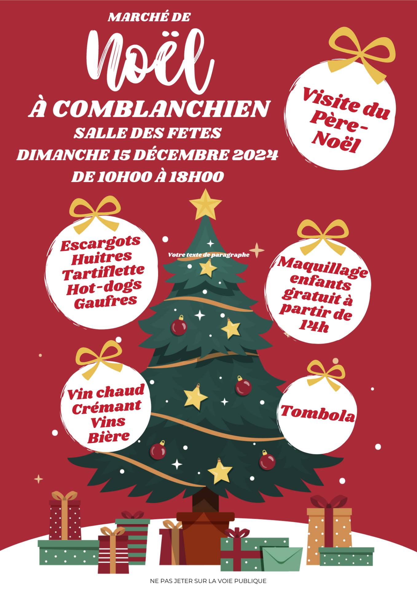 Affiche marche noel comblanchien